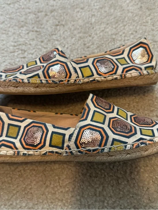Tory Burch Cecily Embellished Espadrilles- Size 7 - Picture 8 of 8